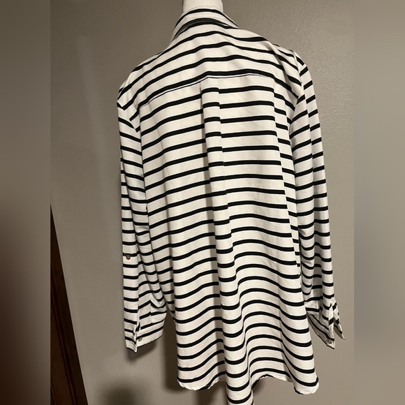 Classic J.Jill Striped Blouse - XL Tall - Flawless Fit - Picture 3 of 6
